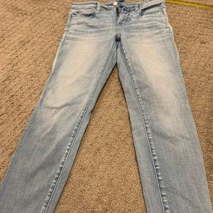 Size 10 regular light wash American eagle jeans